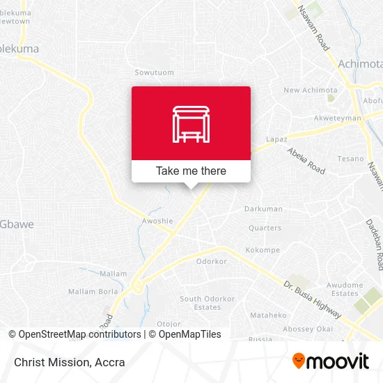 Christ Mission map