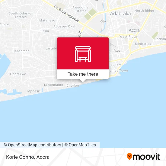 Korle Gonno map