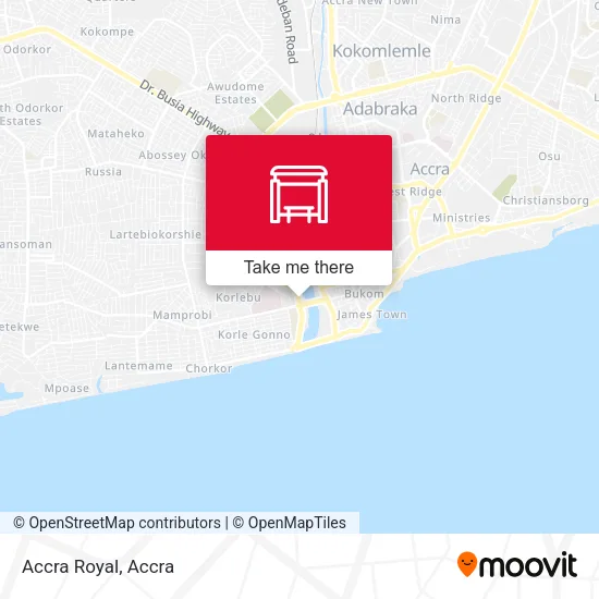 Accra Royal map
