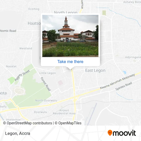 Legon map