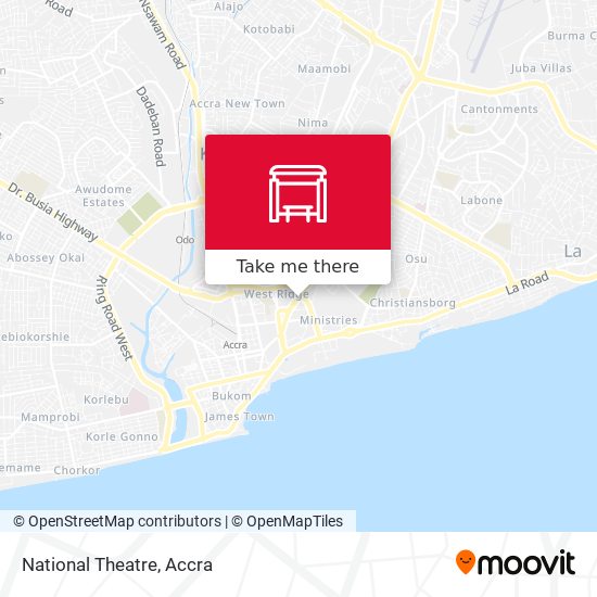 National Theatre map