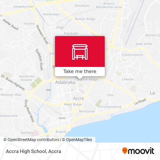 Accra High School map