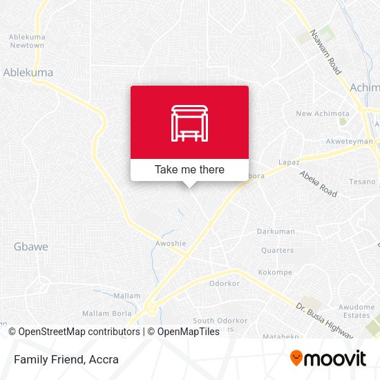 Family Friend map