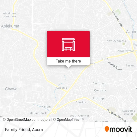 Family Friend map