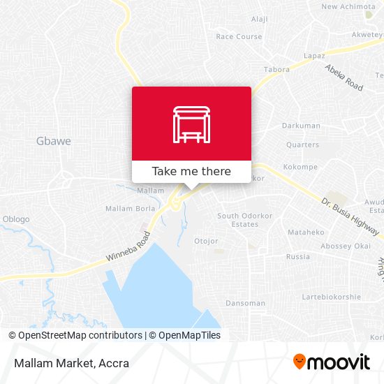Mallam Market map