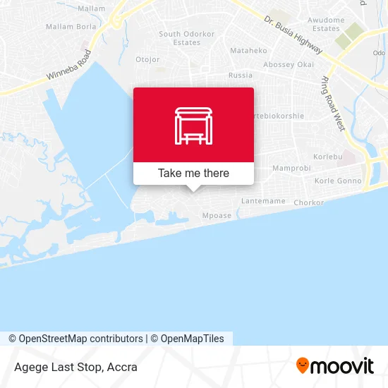Agege Last Stop map