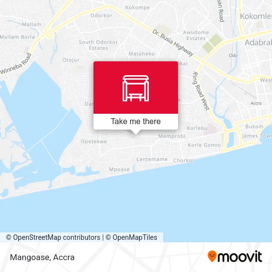 Mangoase map