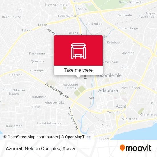 Azumah Nelson Complex map