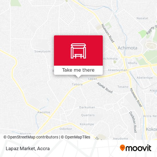 Lapaz Market map