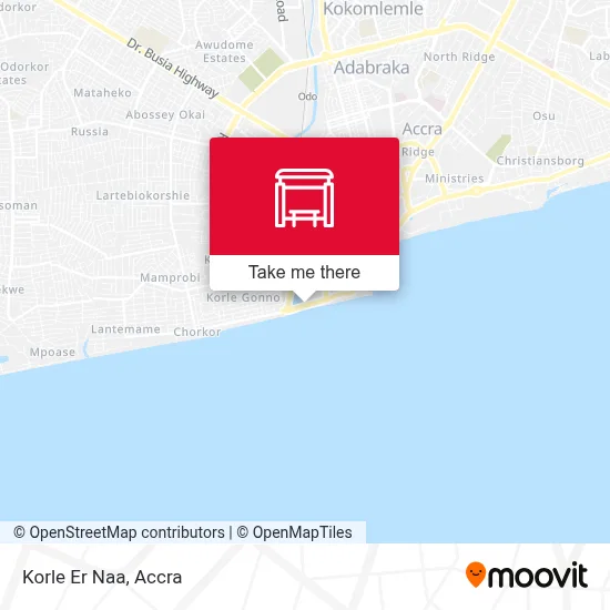 Korle Er Naa map