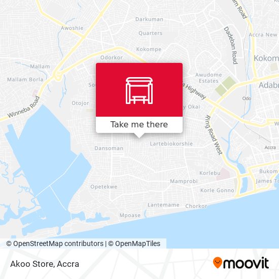 Akoo Store map