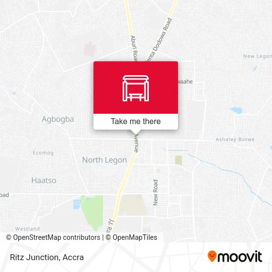 Ritz Junction map