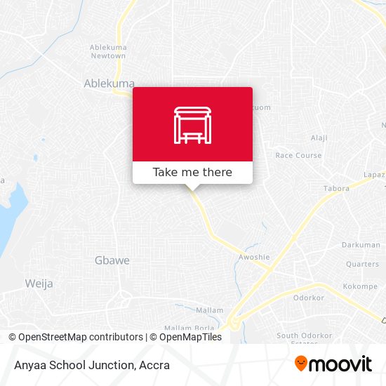 Anyaa School Junction map