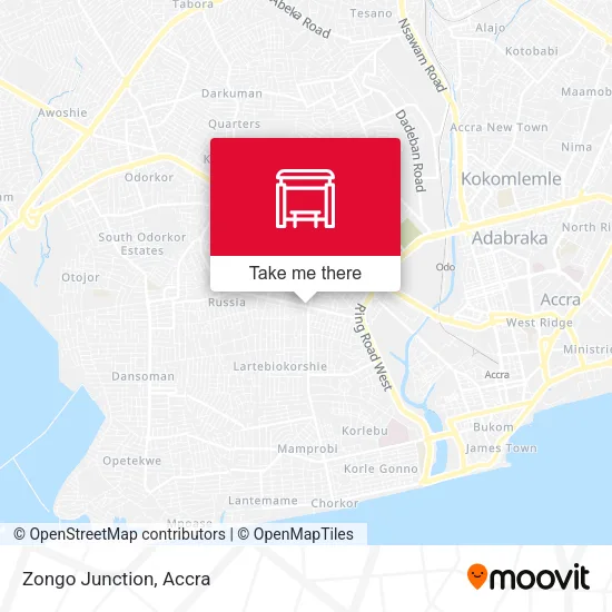 Zongo Junction map