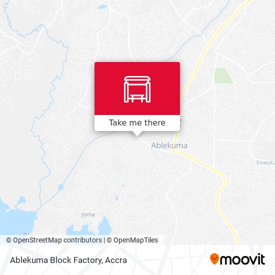 Ablekuma Block Factory map