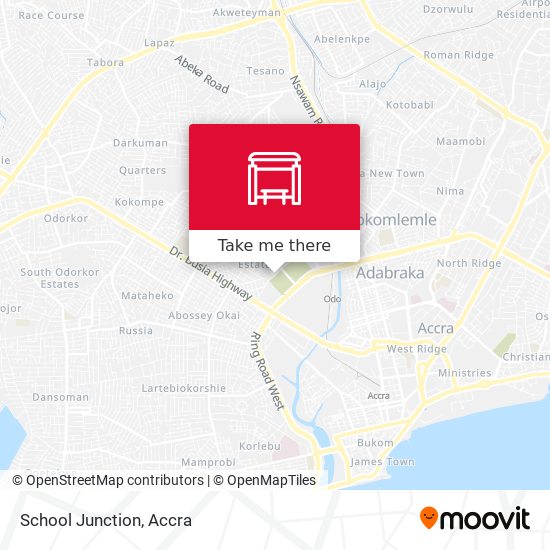 School Junction map