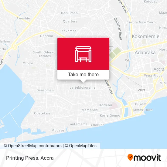 Printing Press map