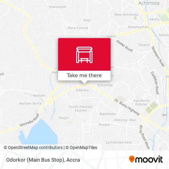 Odorkor (Main Bus Stop) map