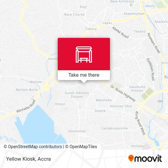 Yellow Kiosk map