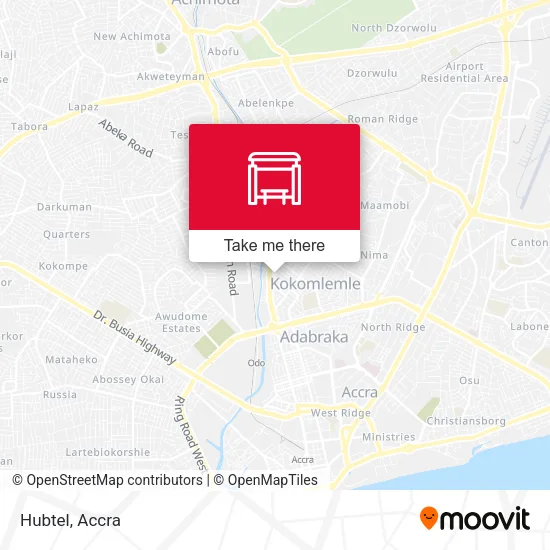 Hubtel map