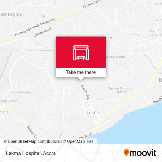 Lekma Hospital map