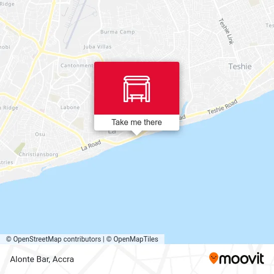 Alonte Bar map