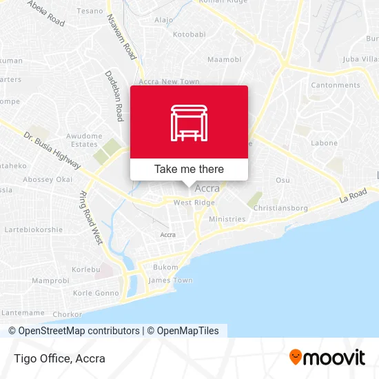 Tigo Office map