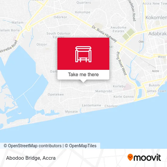 Abodoo Bridge map