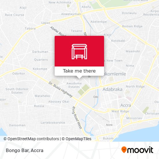 Bongo Bar map