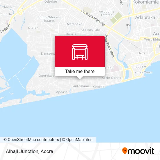Alhaji Junction map
