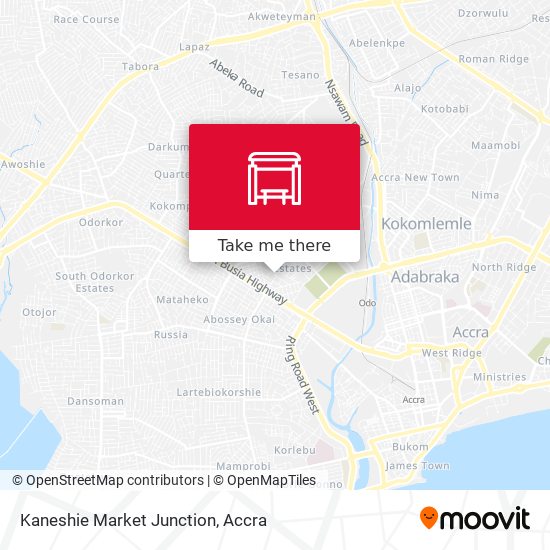Kaneshie Market Junction map