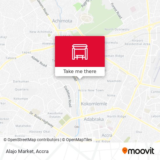 Alajo Market map