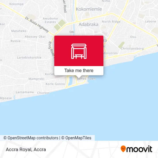 Accra Royal map