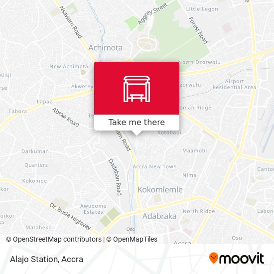 Alajo Station map