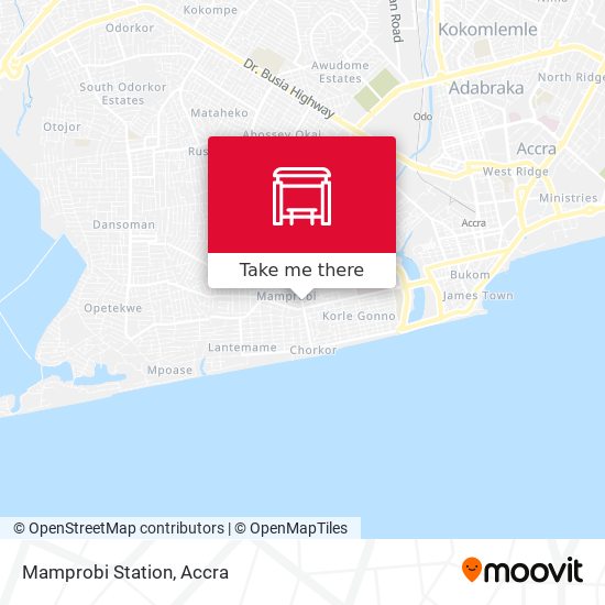 Mamprobi Station map