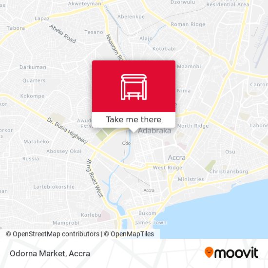 Odorna Market map