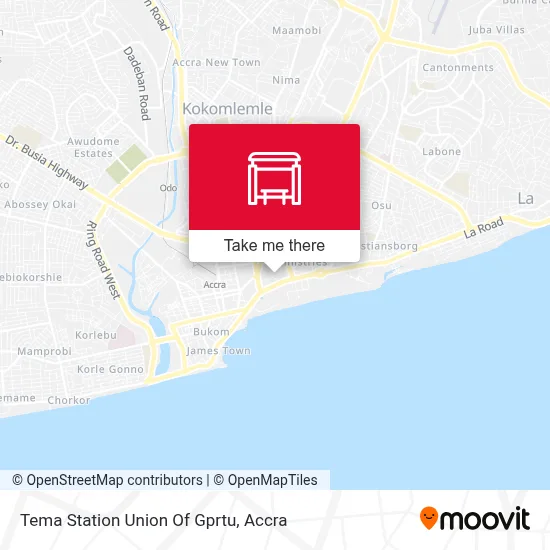 Tema Station Union Of Gprtu map