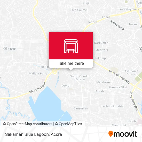 Sakaman Blue Lagoon map