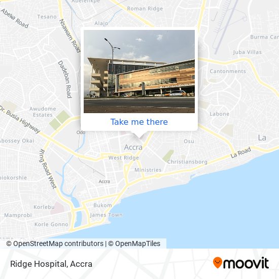 Ridge Hospital map