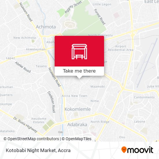 Kotobabi Night Market map