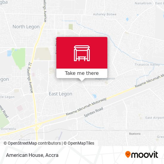 American House map