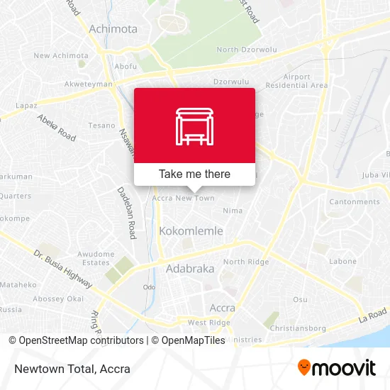Newtown Total map