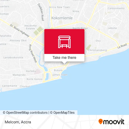 Melcom map