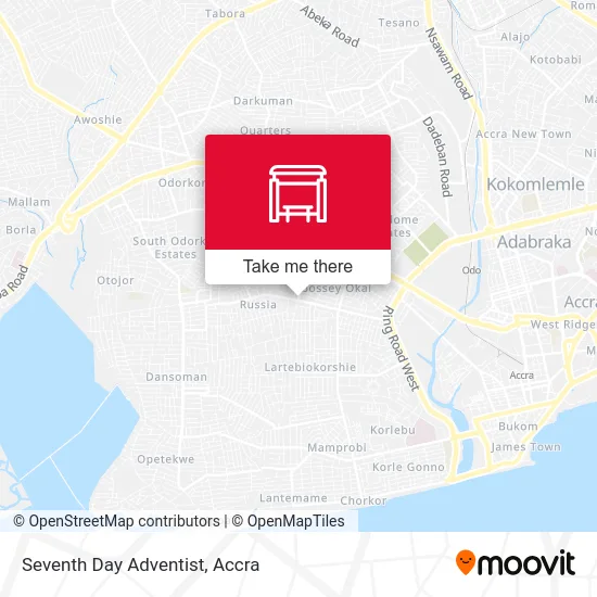 Seventh Day Adventist map