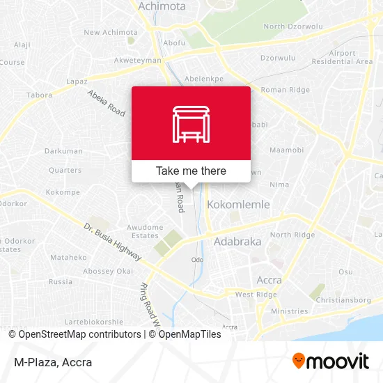 M-Plaza map
