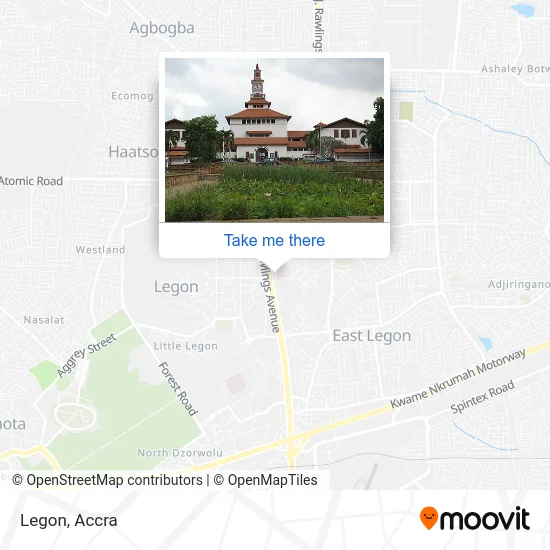 Legon map