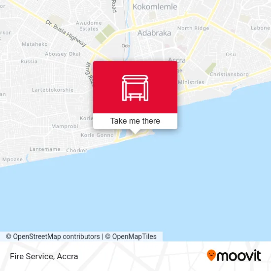 Fire Service map