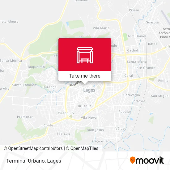 Terminal Urbano map