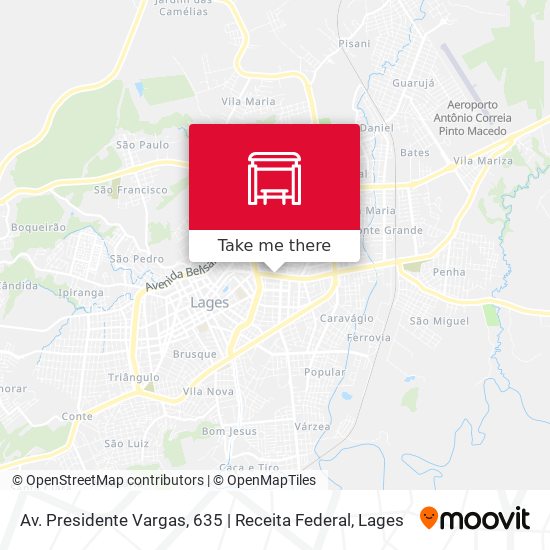 Av. Presidente Vargas, 635 | Receita Federal map