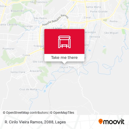 R. Cirilo Vieira Ramos, 2088 map